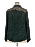 Torrid 100% Polyester Animal Print Green Long Sleeve Blouse Size 2X Plus (2) - photo 2