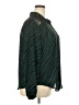 Torrid 100% Polyester Animal Print Green Long Sleeve Blouse Size 2X Plus (2) - photo 4