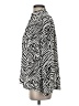 Suncoo 100% Viscose Animal Print Silver Long Sleeve Blouse Size XS - photo 5