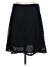 Alfani 100% Polyester Solid Black Casual Skirt Size 16 - photo 1
