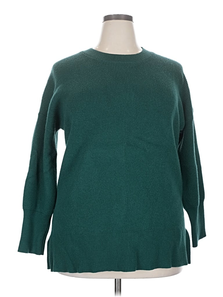 Pre-owned Unbranded Pullover Sweater In Teal
