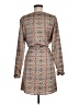 The Limited 100% Polyester Paisley Brown Tan Casual Dress Size M - photo 2