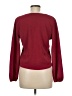TeXTURE & THREAD Madewell Burgundy Long Sleeve Blouse Size M - photo 2