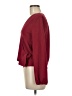 TeXTURE & THREAD Madewell Burgundy Long Sleeve Blouse Size M - photo 5