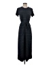 Splendid Stripes Black Casual Dress Size XS - photo 1