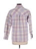 J.Crew Plaid Purple Long Sleeve Button-Down Shirt Size XS - photo 2