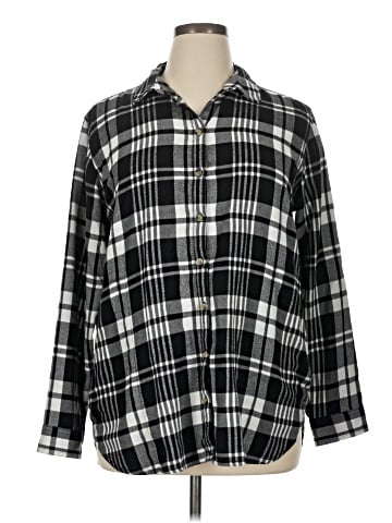 Jachs Girlfriend Long Sleeve Button-Down Shirt (view 1)