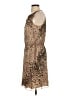 Tibi Animal Print Brown Cocktail Dress Size 4 - photo 5