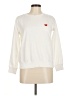 Monoprix femme Hearts White Sweatshirt Size M - photo 1