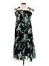 maette 100% Polyester Tropical Green Cocktail Dress Size M - photo 1
