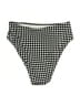 Freya Houndstooth Black Swimsuit Bottoms Size XS - photo 2