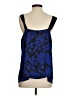 Apostrophe 100% Polyester Blue Sleeveless Blouse Size L - photo 2