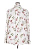 JLUXLABEL Floral White Long Sleeve Blouse Size 2X - photo 2