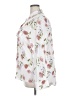 JLUXLABEL Floral White Long Sleeve Blouse Size 2X - photo 5
