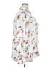 JLUXLABEL Floral White Long Sleeve Blouse Size 2X - photo 4