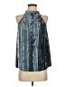 LoveRiche Blue Sleeveless Blouse Size S - photo 1