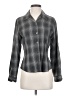 Ann Taylor Plaid Gray Long Sleeve Blouse Size S - photo 1