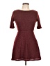 Lulus Tweed Burgundy Casual Dress Size L - photo 1