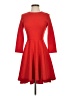 Express Solid Red Cocktail Dress Size XS - photo 1
