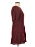 Lulus Tweed Burgundy Casual Dress Size L - photo 4