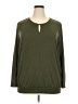 BLOOMCHIC Green 3/4 Sleeve T-Shirt Size 18 - 20 - photo 1