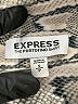 Express 100% Polyester Animal Print Gray Long Sleeve Blouse Size S - photo 7