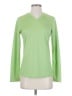 Adidas 100% Polyester Green Long Sleeve T-Shirt Size S - photo 1