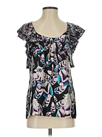 Leifsdottir Short Sleeve Silk Top (view 1)
