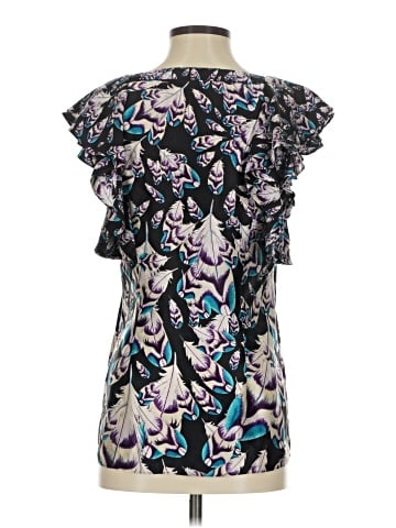 Leifsdottir Short Sleeve Silk Top (view 2)