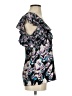 Leifsdottir 100% Silk Black Short Sleeve Silk Top Size 4 - photo 4