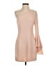 Intermix 100% Polyester Solid Tan Cocktail Dress Size S - photo 1