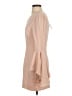 Intermix 100% Polyester Solid Tan Cocktail Dress Size S - photo 5