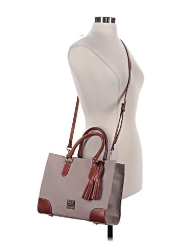 Dooney & Bourke Leather Satchel (view 2)