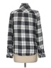 Rails 100% Rayon Plaid Silver Long Sleeve Button-Down Shirt Size M - photo 2