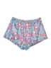 Unbranded 100% Polyester Hearts Blue Shorts Size 2X - photo 2