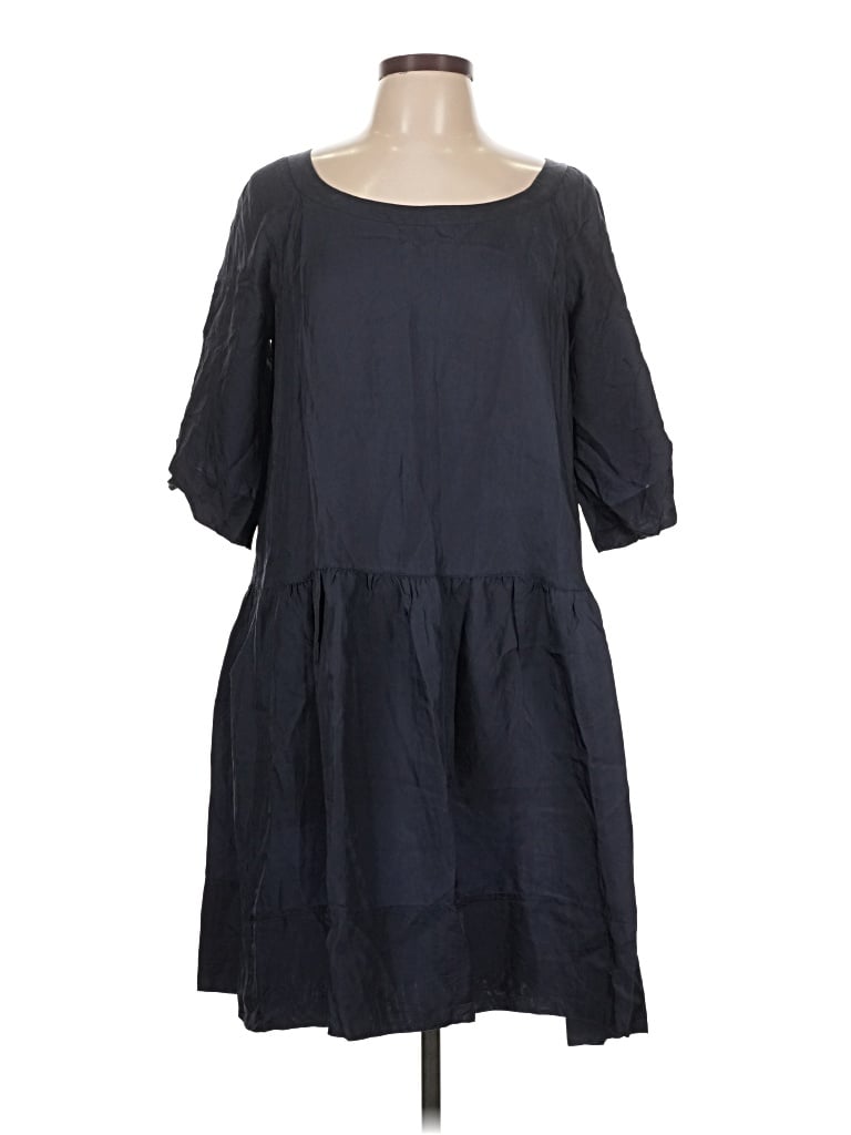 Pre-owned Dkny Casual Dress In Gray