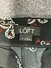 Ann Taylor LOFT 100% Polyester Paisley Black Shorts Size 4 - photo 3