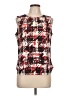Talbots 100% Polyester Red Sleeveless Blouse Size 10 - photo 1