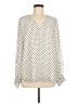 Banana Republic Polka Dots Ivory Long Sleeve Blouse Size M - photo 1