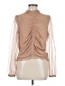 En Elly 100% Polyester Brown Long Sleeve Blouse Size M - photo 1