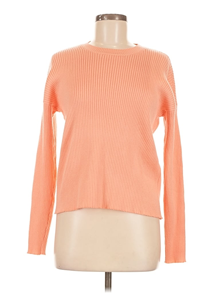 Pre-owned Shein Pullover Sweater In Orange
