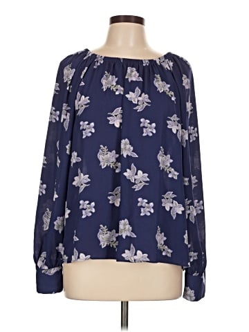 Ann Taylor LOFT Outlet Long Sleeve T-Shirt (view 1)