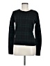 Bass 100% Cotton Plaid Green Pullover Sweater Size M - photo 1