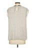 DR2 100% Polyester Silver Sleeveless Blouse Size S - photo 2