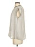 DR2 100% Polyester Silver Sleeveless Blouse Size S - photo 5