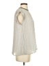 DR2 100% Polyester Silver Sleeveless Blouse Size S - photo 4