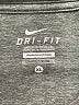 Nike 100% Polyester Gray Long Sleeve Top Size XL - photo 7