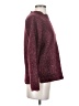 Banana Republic Factory Store 100% Polyester Tweed Burgundy Pullover Sweater Size XS - photo 4