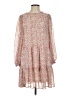 H&M 100% Polyester Paisley Pink Casual Dress Size XS - photo 1