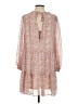 H&M 100% Polyester Paisley Pink Casual Dress Size XS - photo 2